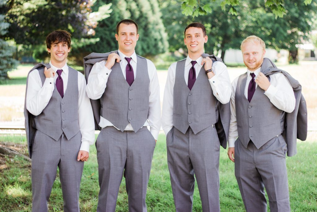 Tecumseh Wedding Groomsmen