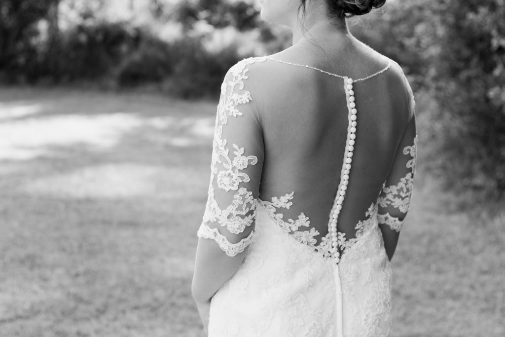 michigan wedding photography dress details